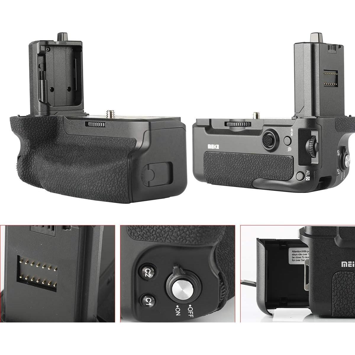 Empuñadura de Batería Meike MK-A7IV Pro para Sony A7IV A7RIV