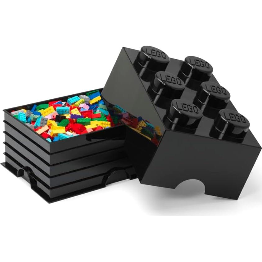 Caja de Almacenamiento LEGO Brick 6 Room Copenhagen Negra