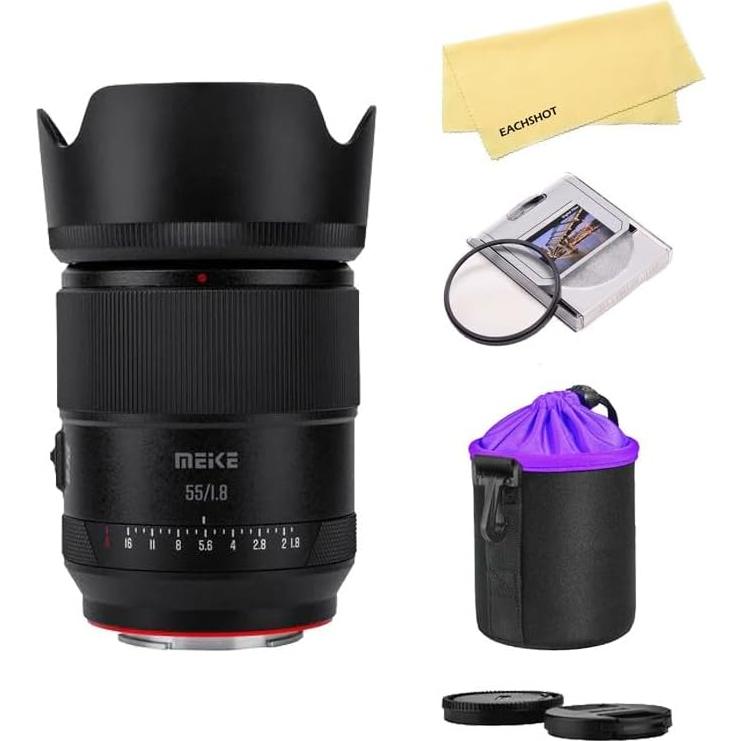 Lente Meike 55mm F1.8 Auto Focus para Cámaras Sony E