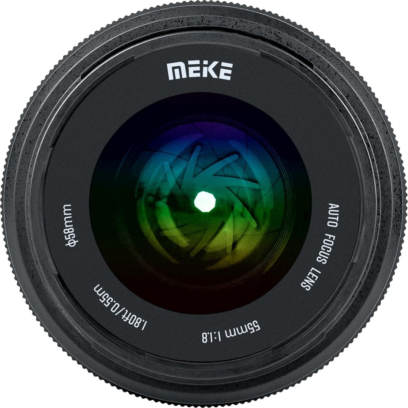 Lente Meike 55mm F1.8 Auto Focus para Cámaras Sony E
