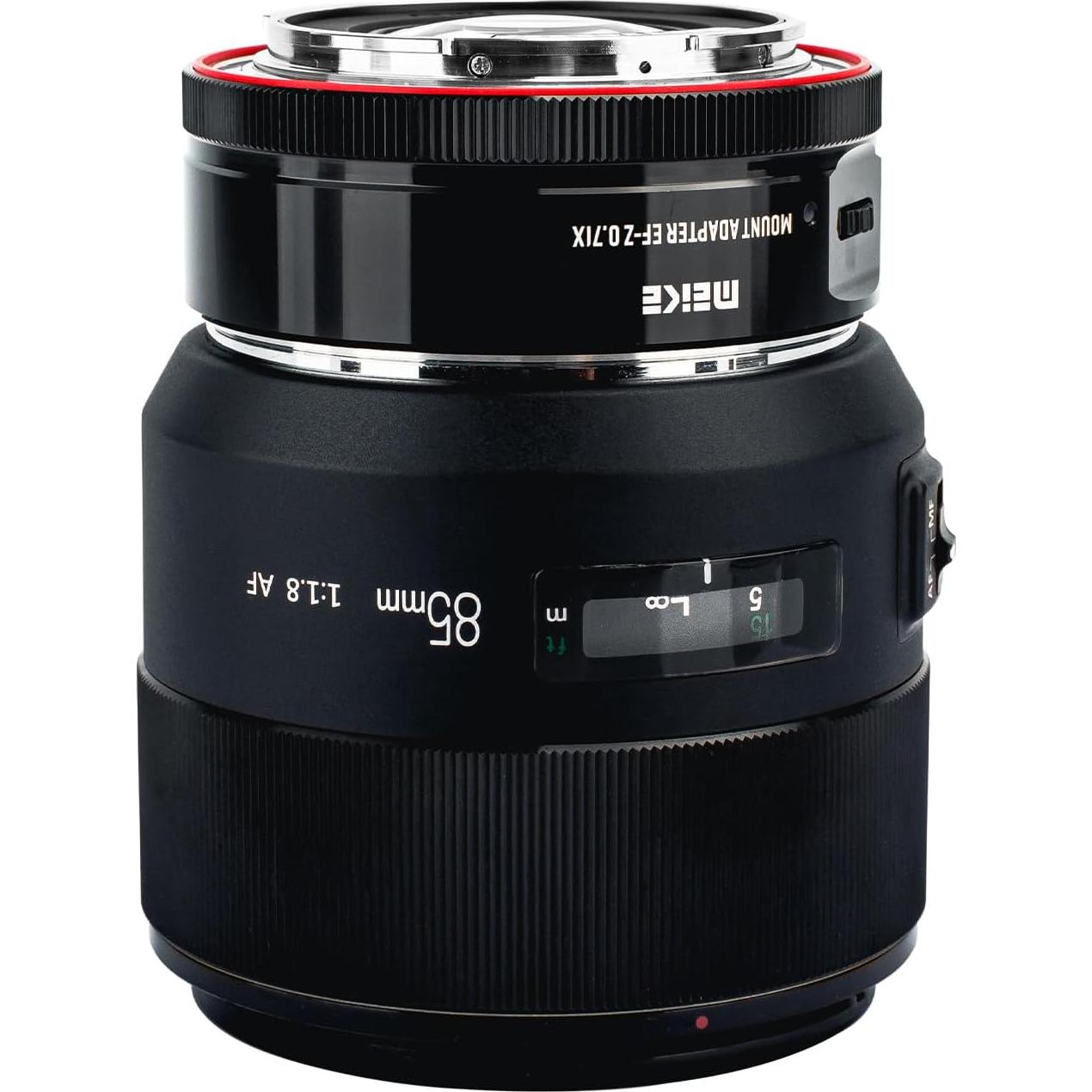 Adaptador de Montura Meike MK-EFTZ 0.71X para Nikon Z