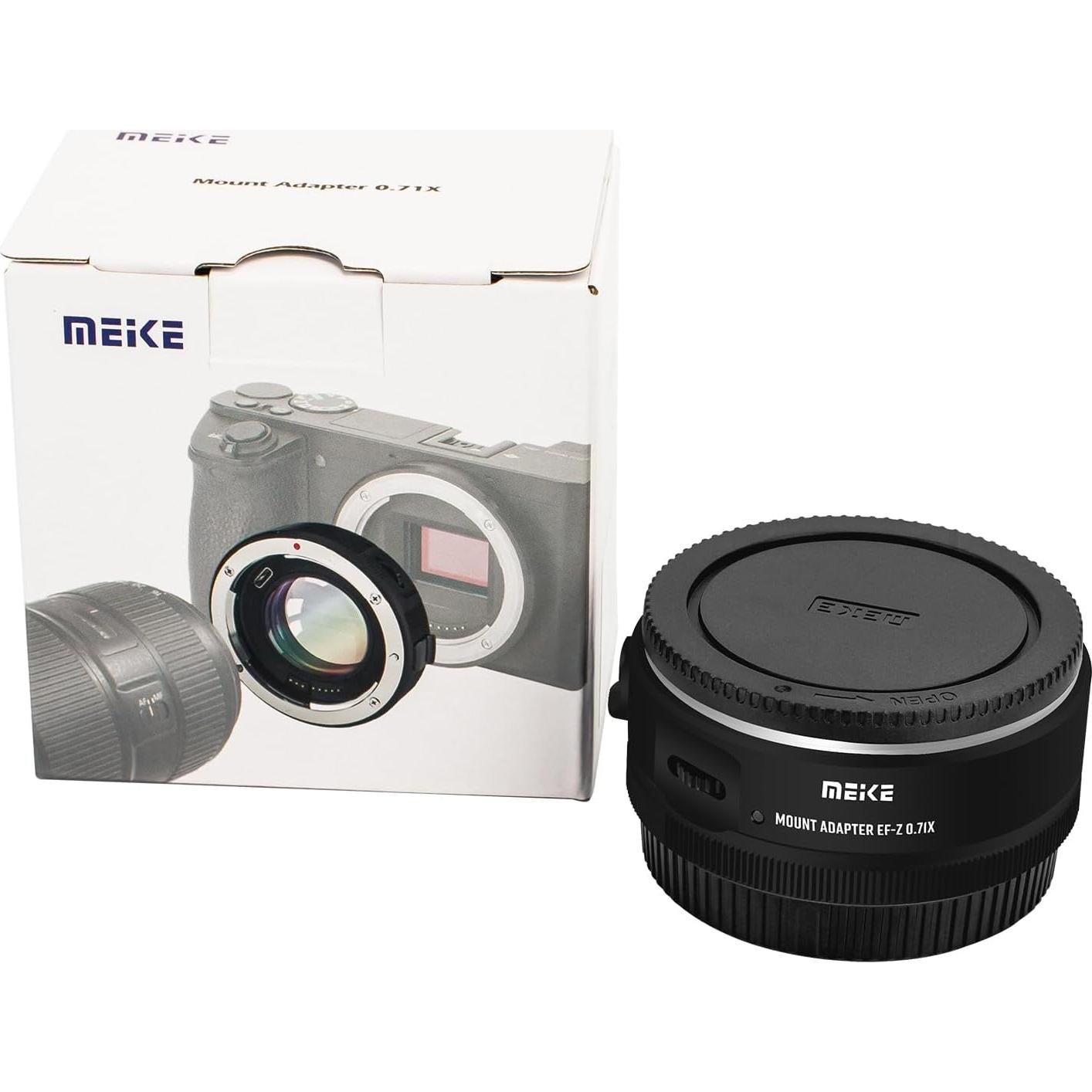 Adaptador de Montura Meike MK-EFTZ 0.71X para Nikon Z