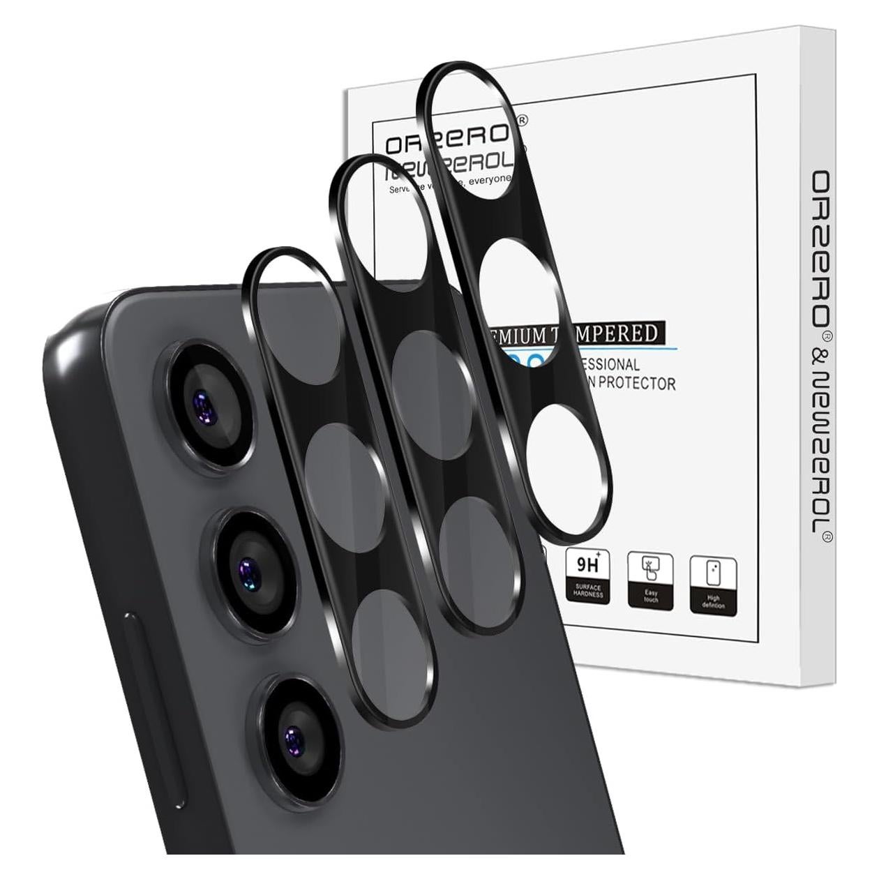 Protector de Lente de Cámara Orzero para Samsung Galaxy S24/S23