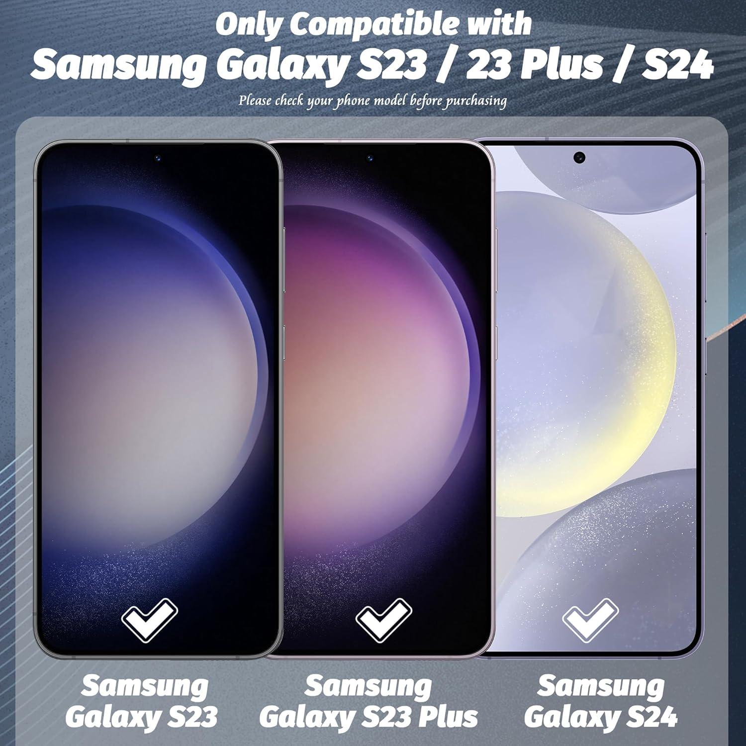 Protector de Lente de Cámara Orzero para Samsung Galaxy S24/S23