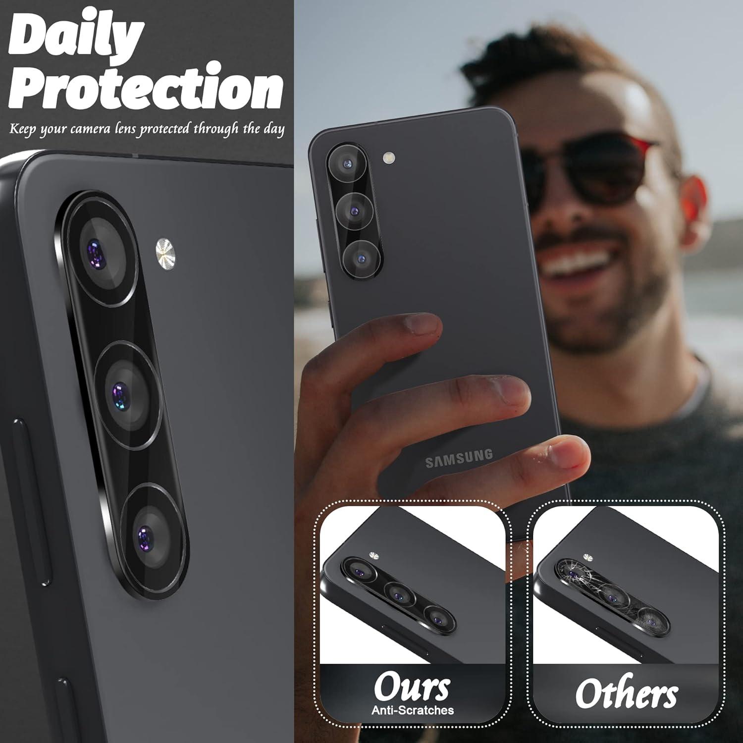 Protector de Lente de Cámara Orzero para Samsung Galaxy S24/S23