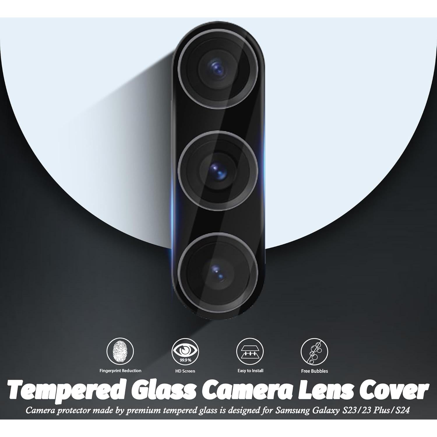 Protector de Lente de Cámara Orzero para Samsung Galaxy S24/S23