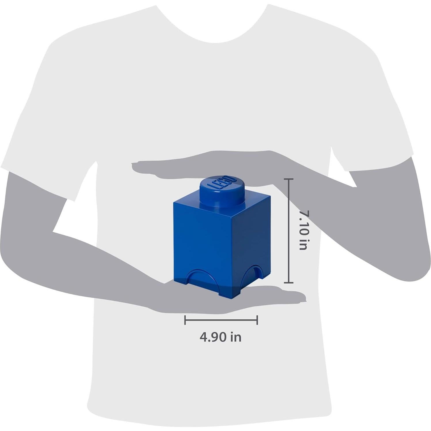 Caja de Almacenamiento LEGO Brick 1 Estudio Azul 1.2L