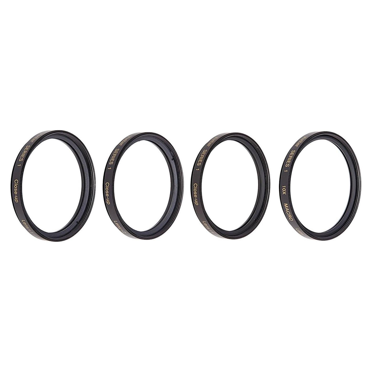 Juego de Filtros Macro Close-Up Vivitar 58mm +1 +2 +4 +10