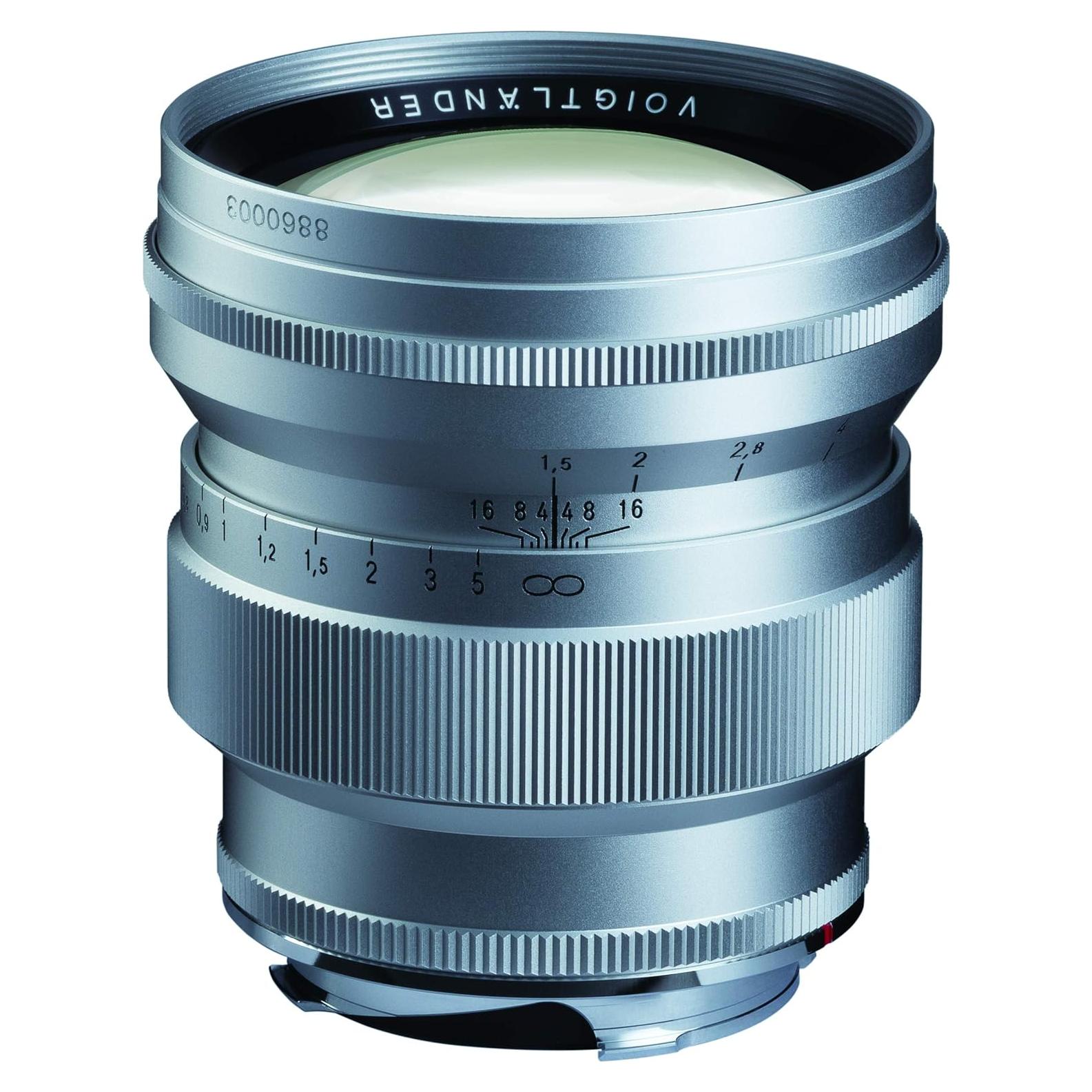 Lente Voigtlander 75mm f/1.5 Nokton Aspherical Leica M Plata