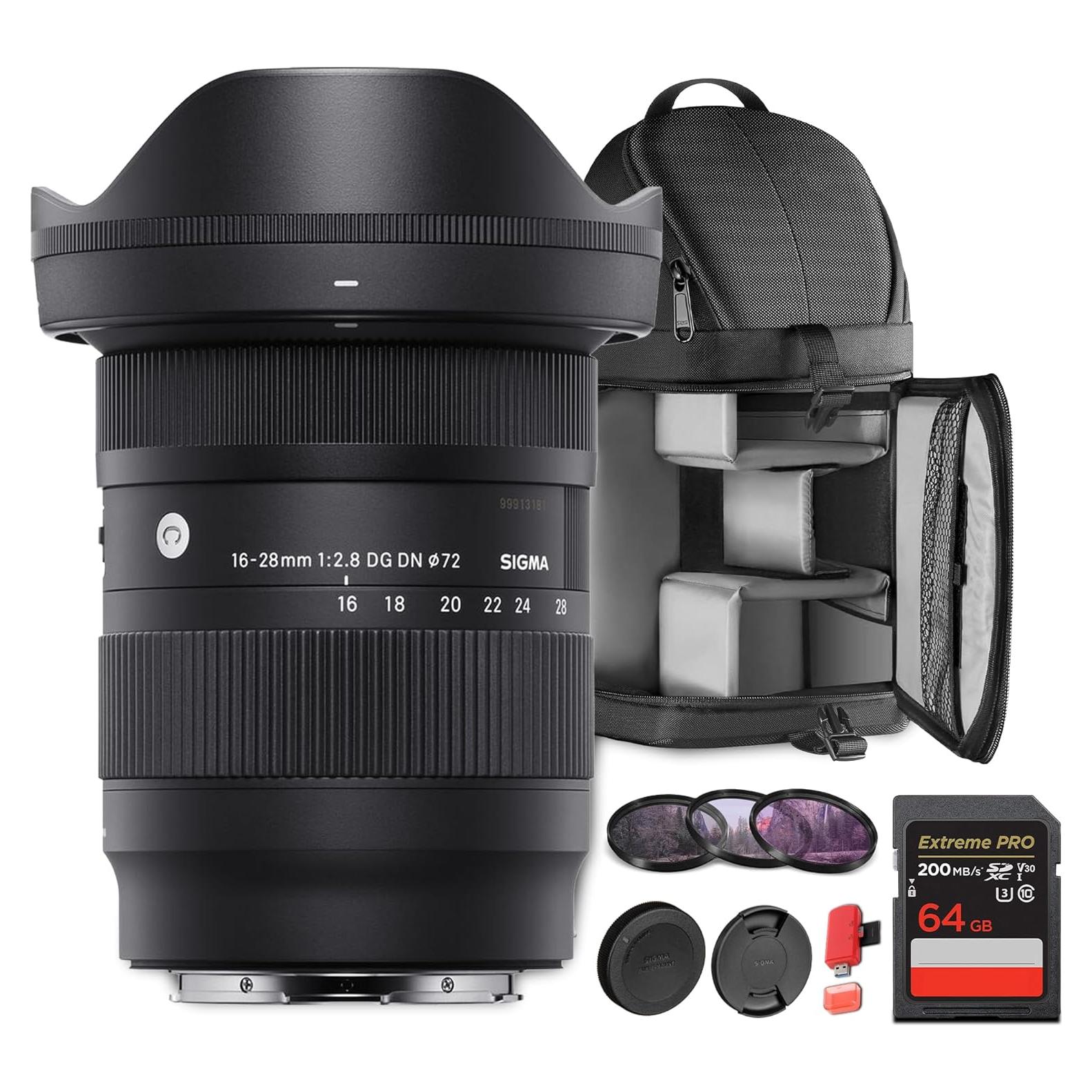 Lente Sigma 16-28mm f/2.8 DG DN para Sony E - Ultra Ancho