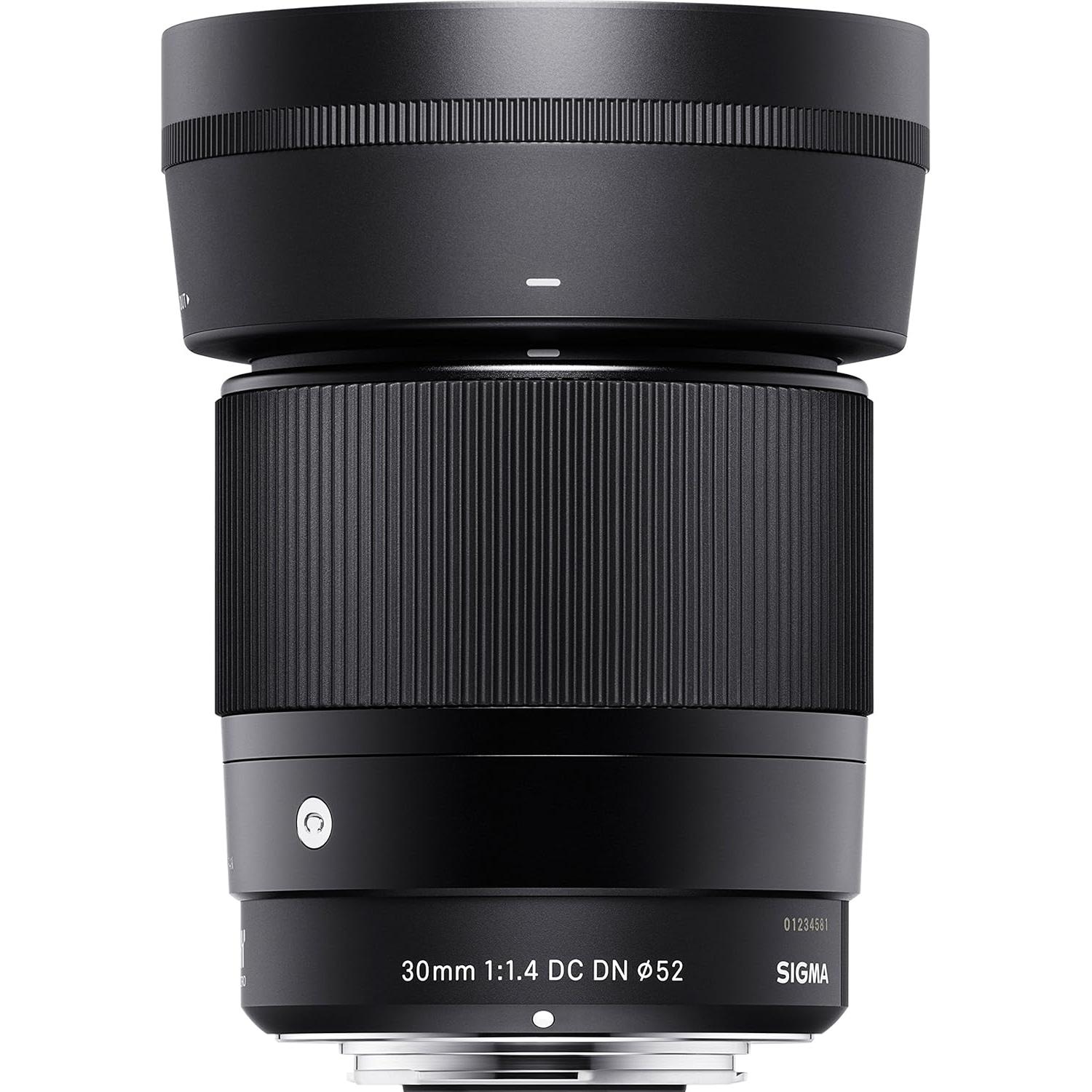 Lente Sigma 30mm F1.4 DC DN para Montura Sony E + Tarjeta 64GB