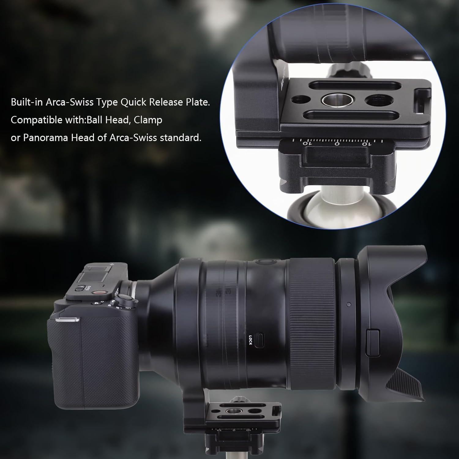 Anillo de Montaje de Trípode Haoge LMR-SM140 para Lente Sigma 100-400mm