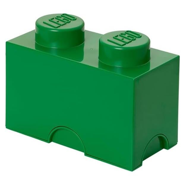 Caja de Almacenamiento LEGO Verde 2.6L Apilable Room Copenhagen