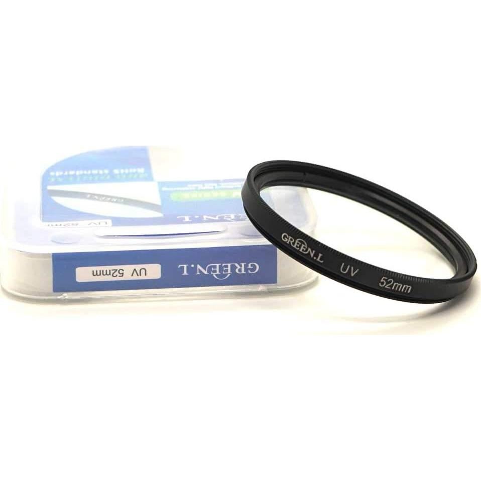 Filtro UV de vidrio 52mm WH1916 para Nikon y Canon