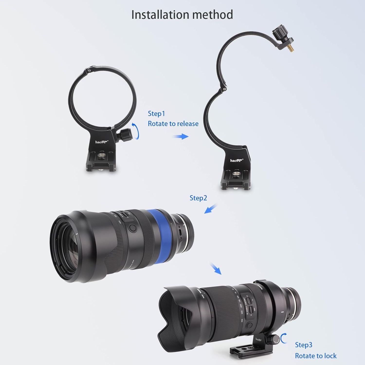 Collar de lente Haoge LMR-TL540 para Tamron 50-400mm y 100-400mm