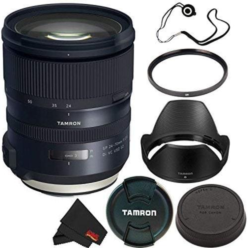 Lente Tamron SP 24-70mm f/2.8 Di VC USD G2 Canon EF + Filtro UV 82mm