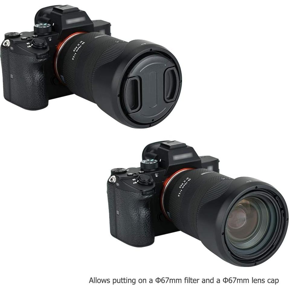 Capucha de Lente JJC para Tamron 28-75mm y 17-70mm