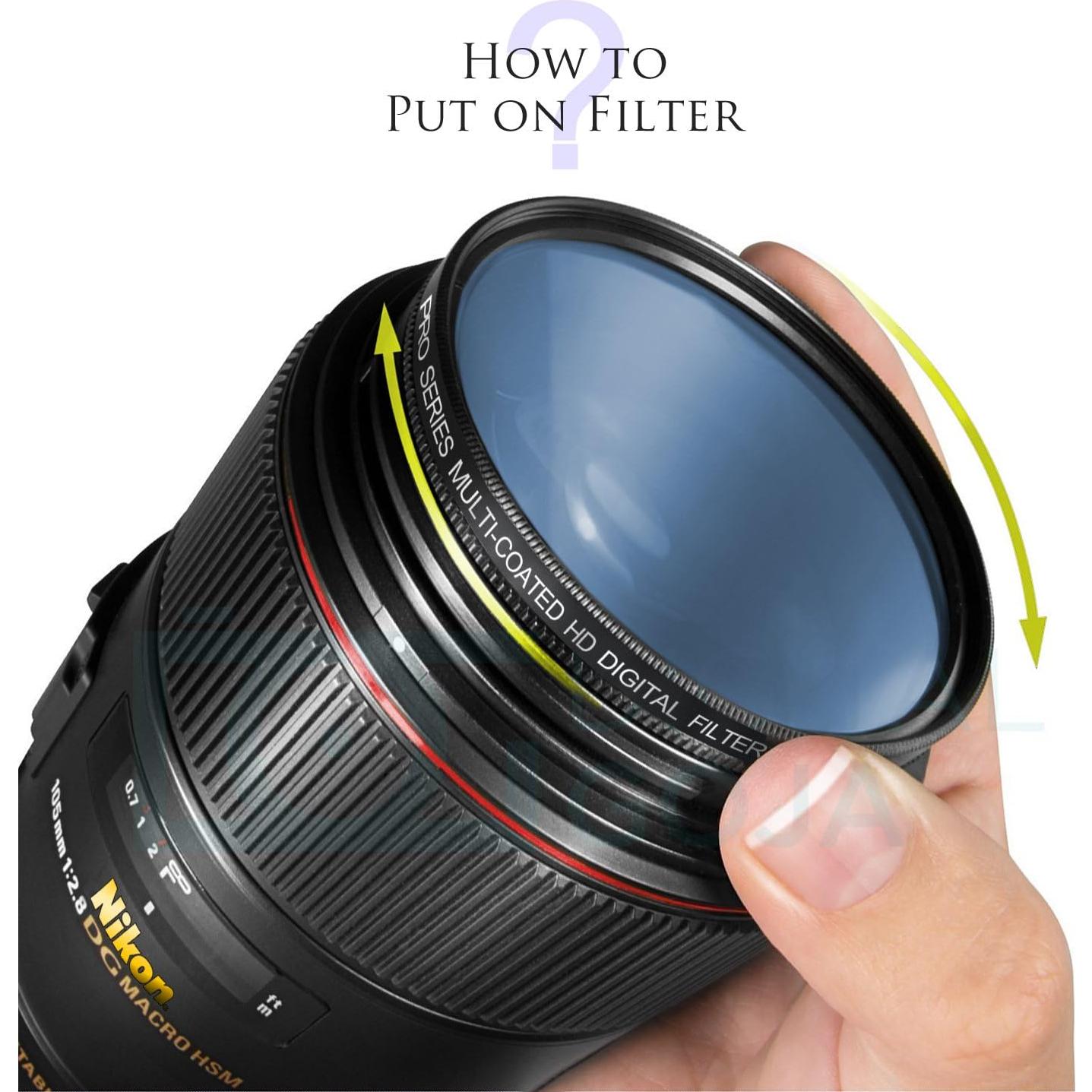 Filtro UV 95mm Tronixpro para Lentes DSLR Canon Nikon Sony