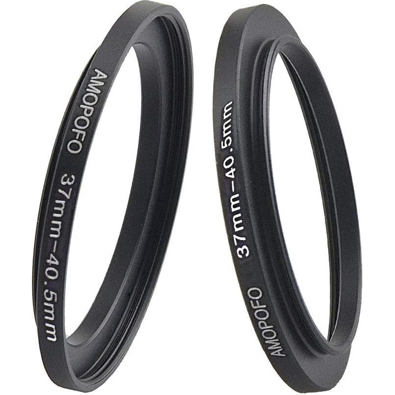 Adaptador de anillo de paso AMOPOFO 37 a 40.5mm para cámaras