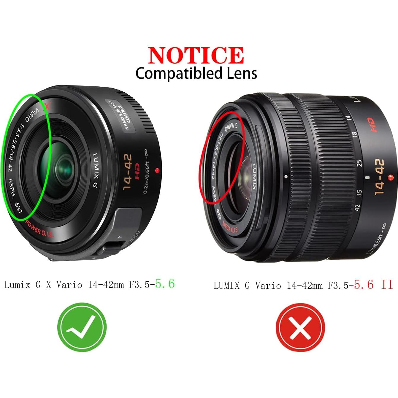 Tapa de lente 37mm para Olympus y Panasonic - 2 unidades