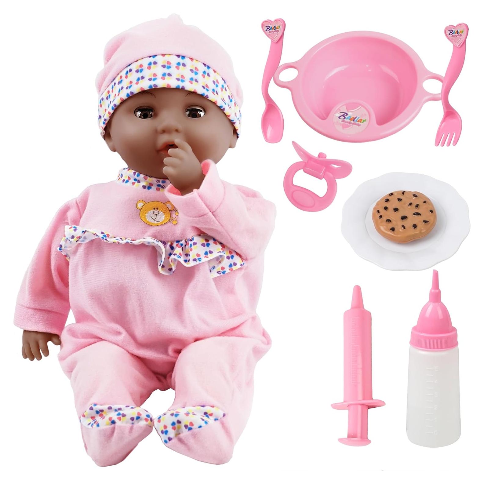 Muñeca Interactiva Rosa Toy Choi 40 cm con Sonidos y Accesorios