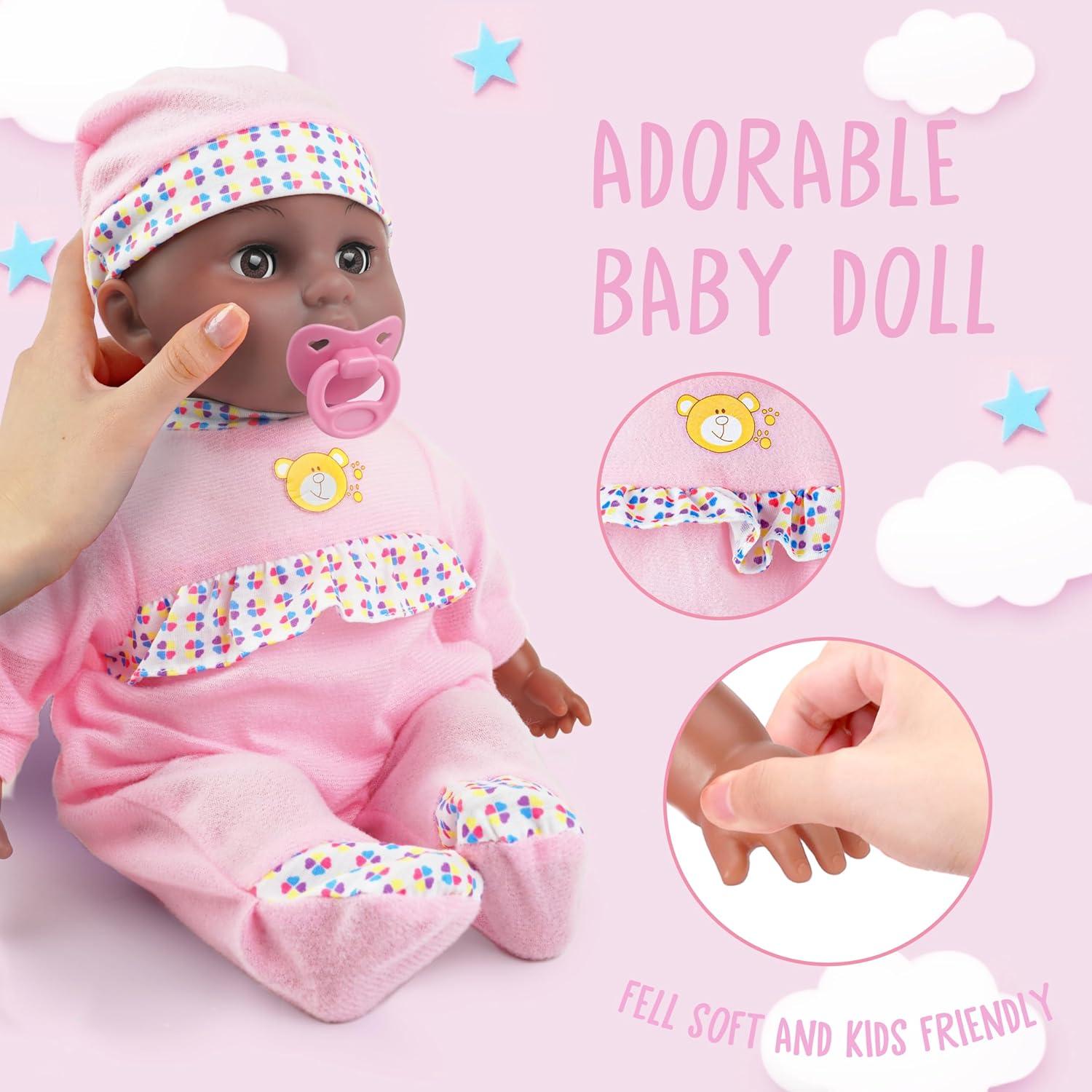 Muñeca Interactiva Rosa Toy Choi 40 cm con Sonidos y Accesorios