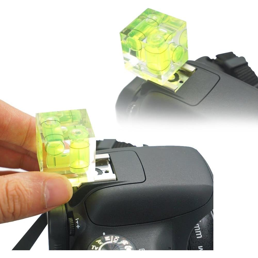 Nivel de Zapata Caliente FOTYRIG 3 Ejes para Cámaras DSLR
