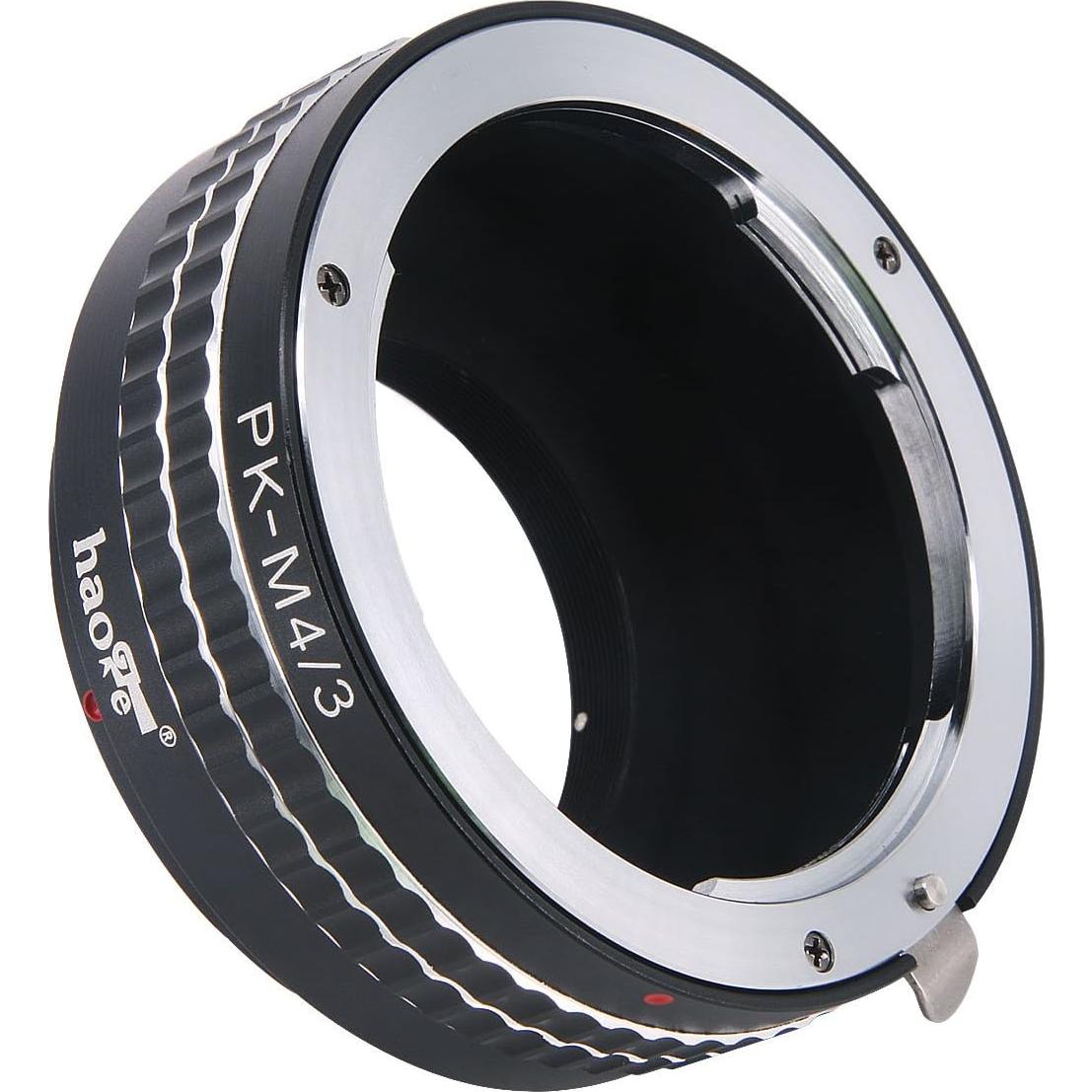 Adaptador de Lente Manual Haoge PK a Micro Cuatro Tercios MFT