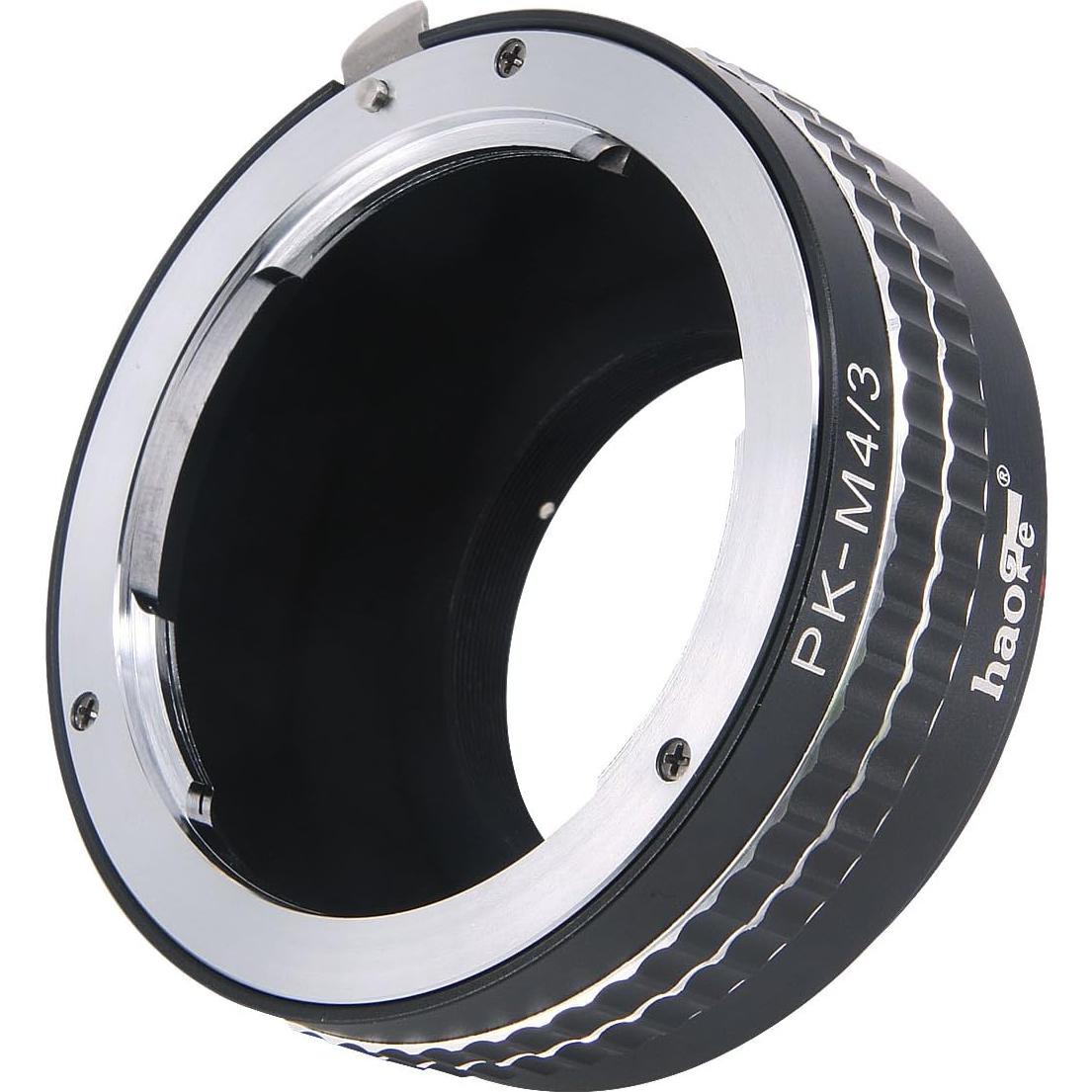 Adaptador de Lente Manual Haoge PK a Micro Cuatro Tercios MFT