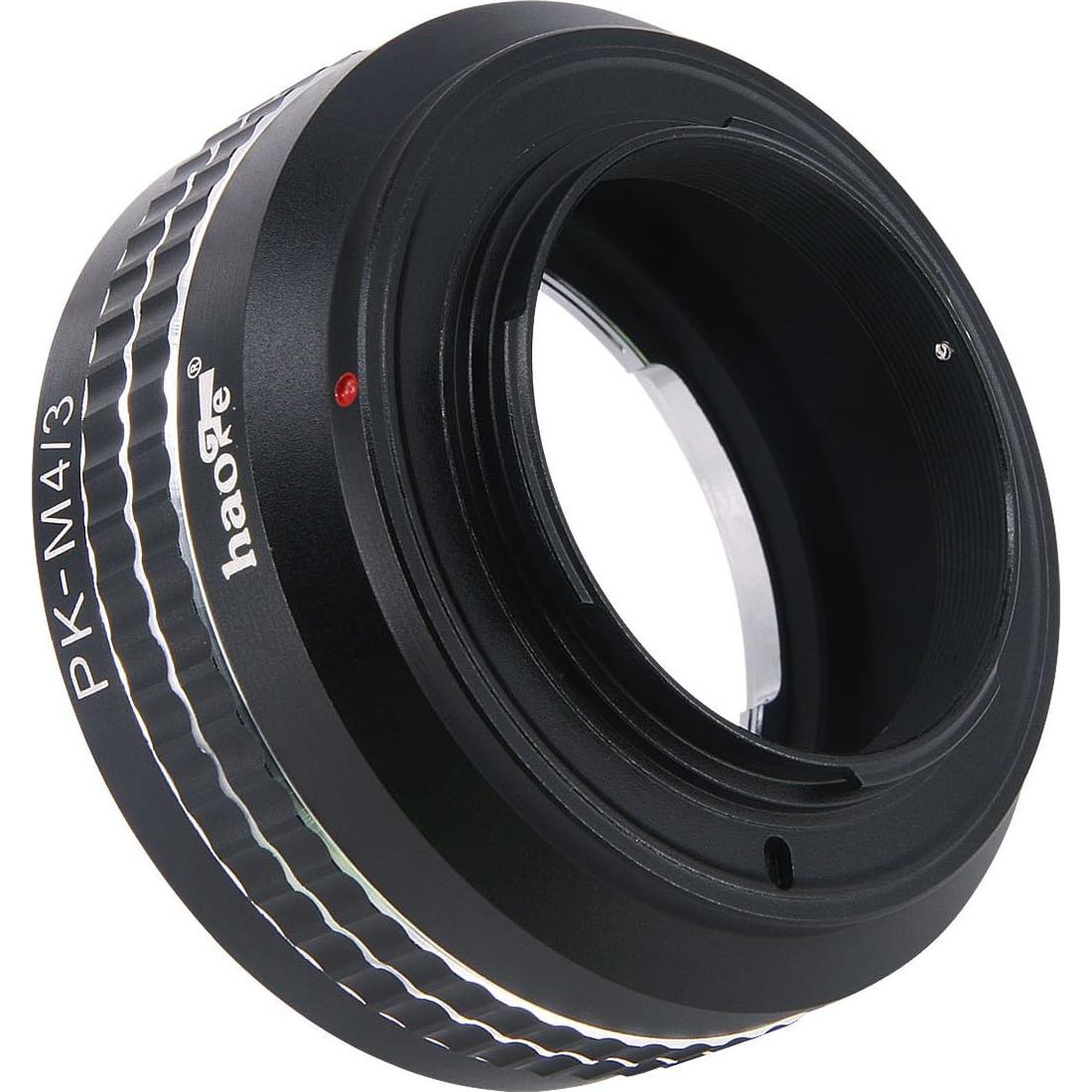 Adaptador de Lente Manual Haoge PK a Micro Cuatro Tercios MFT