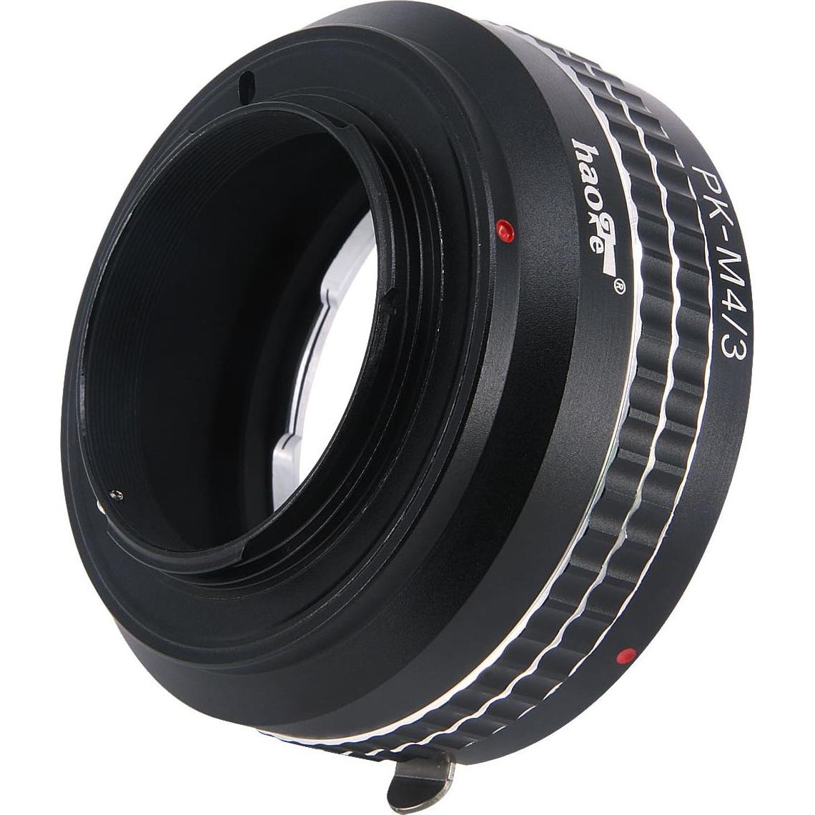 Adaptador de Lente Manual Haoge PK a Micro Cuatro Tercios MFT