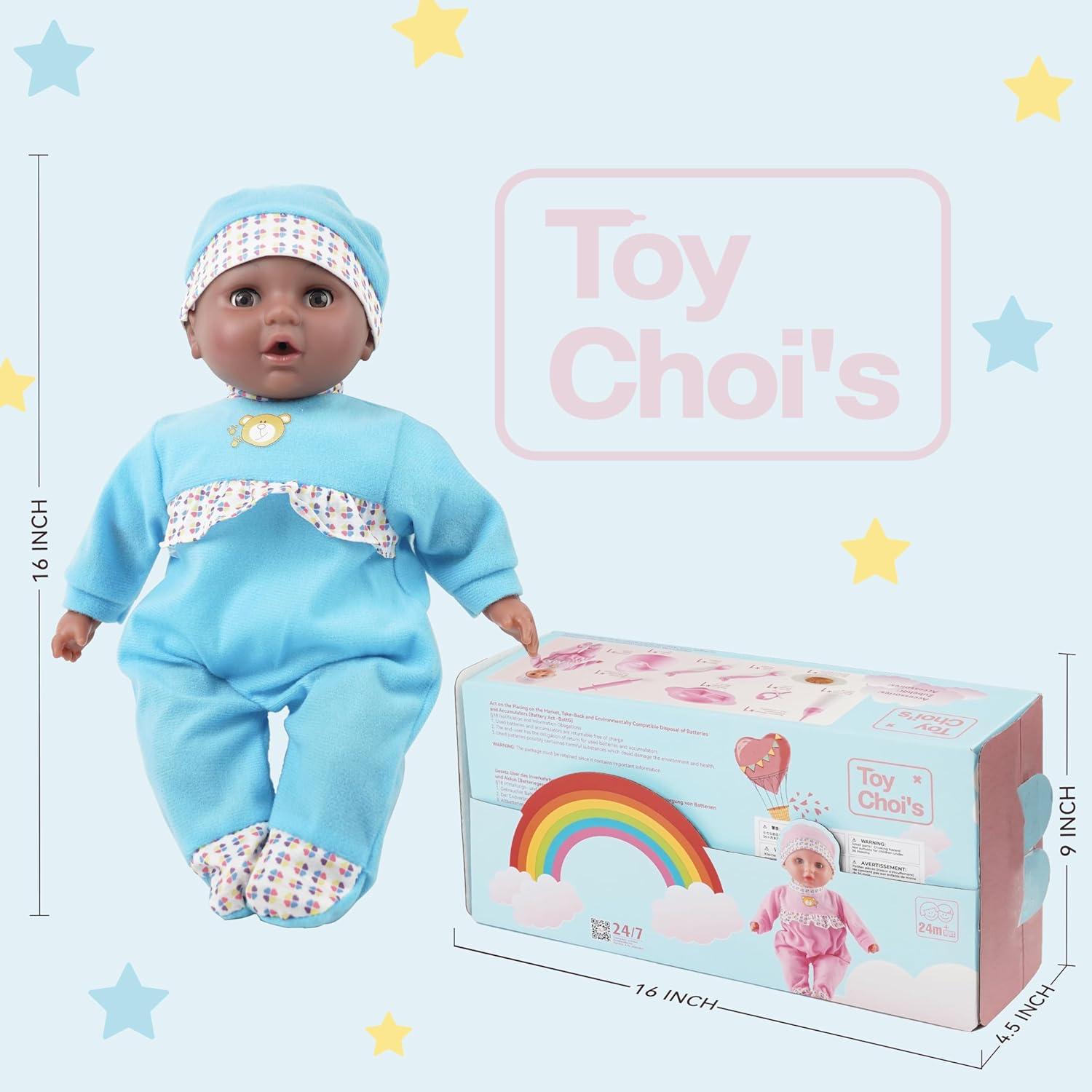 Muñeca Interactiva Toy Choi Azul 40 cm con Accesorios