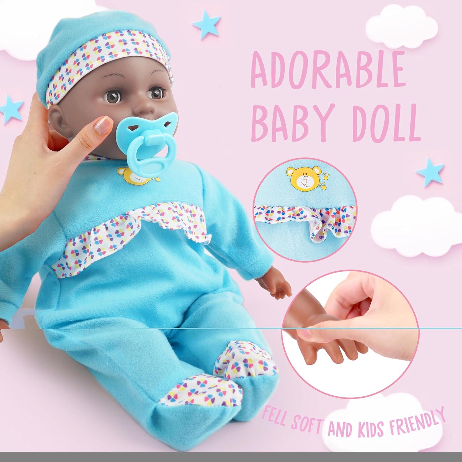 Muñeca Interactiva Toy Choi Azul 40 cm con Accesorios