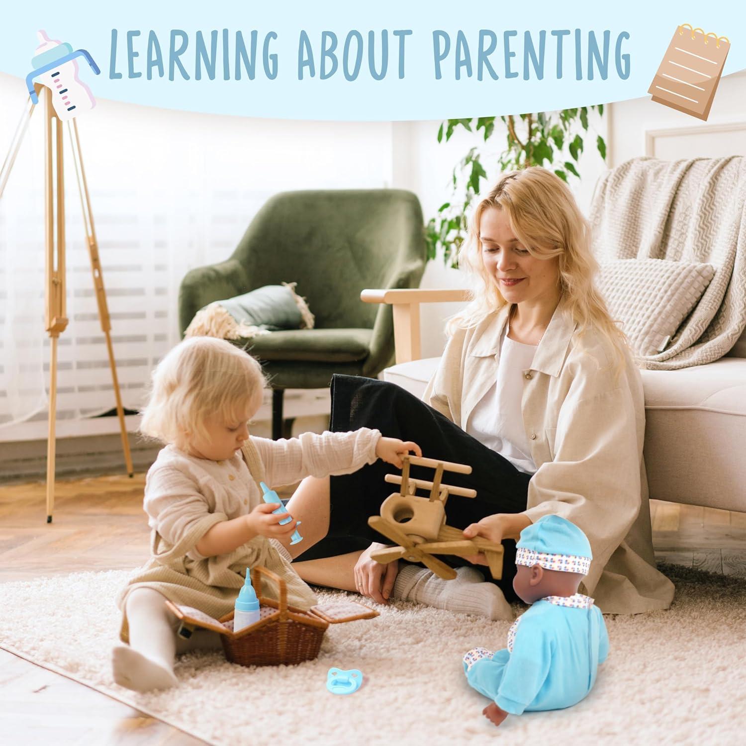 Muñeca Interactiva Toy Choi Azul 40 cm con Accesorios