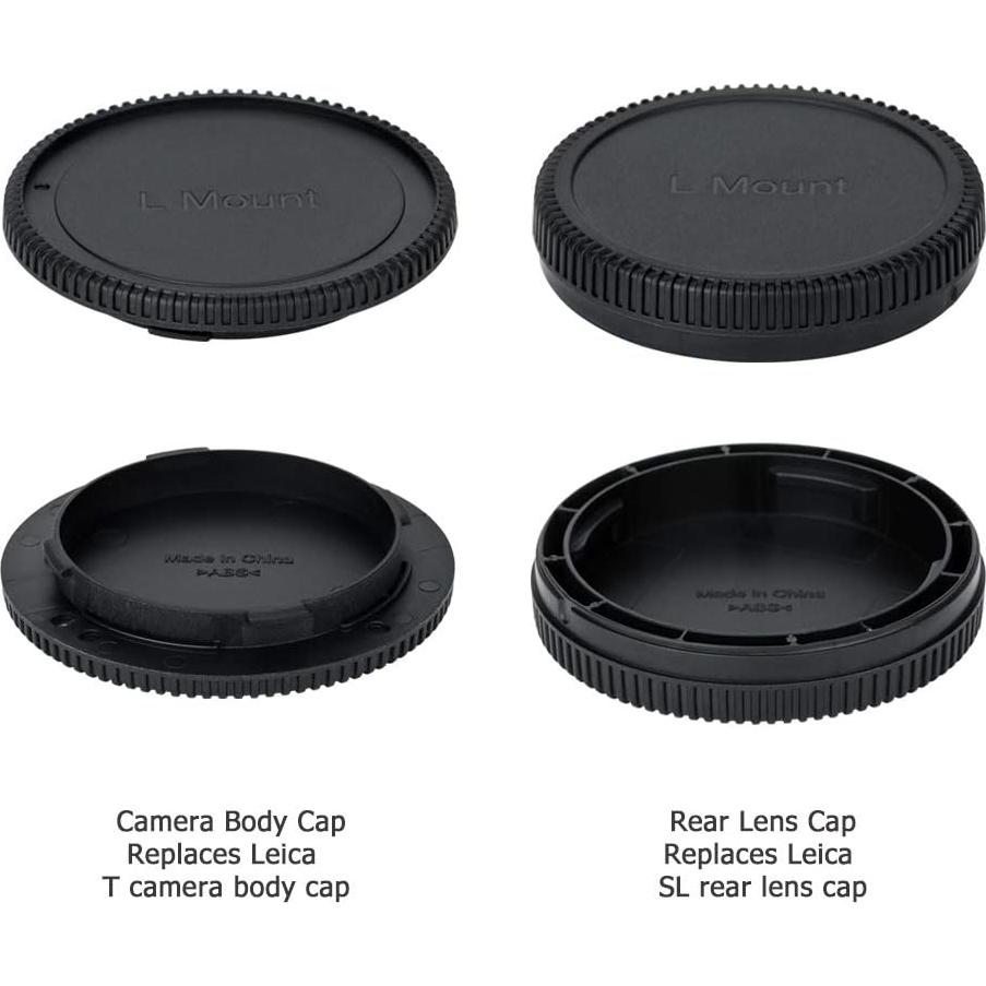Kit de tapa de cuerpo y lente trasera para cámaras L Leica Panasonic Sigma