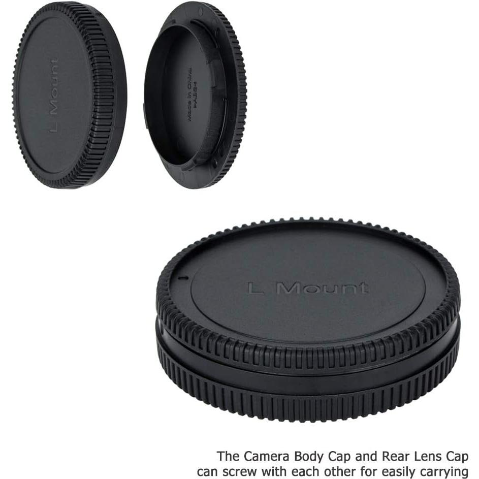 Kit de tapa de cuerpo y lente trasera para cámaras L Leica Panasonic Sigma