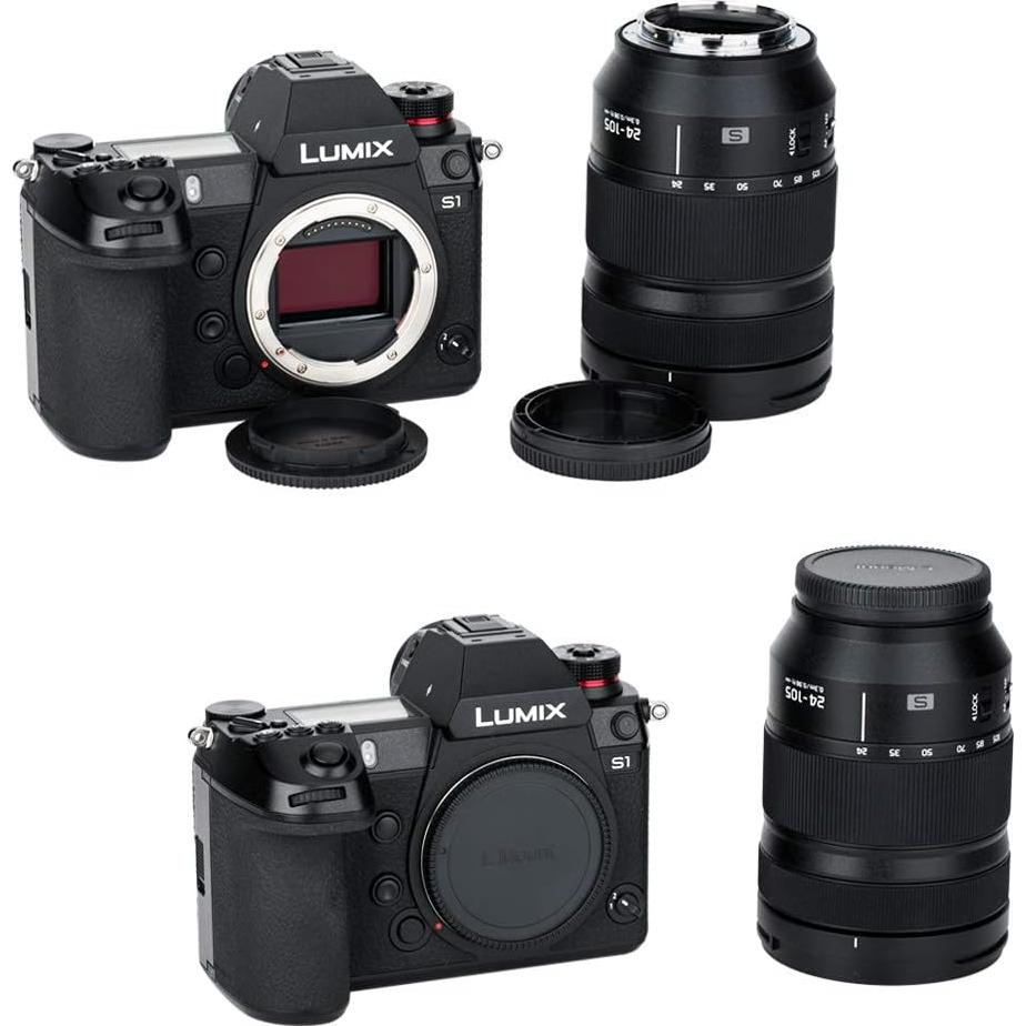 Kit de tapa de cuerpo y lente trasera para cámaras L Leica Panasonic Sigma