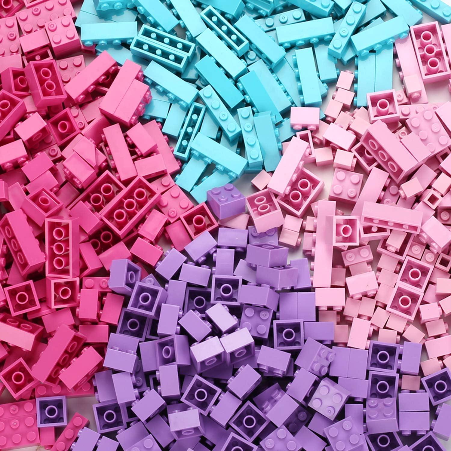 Juego de Ladrillos de Construcción Reenwee 500 Piezas Colores