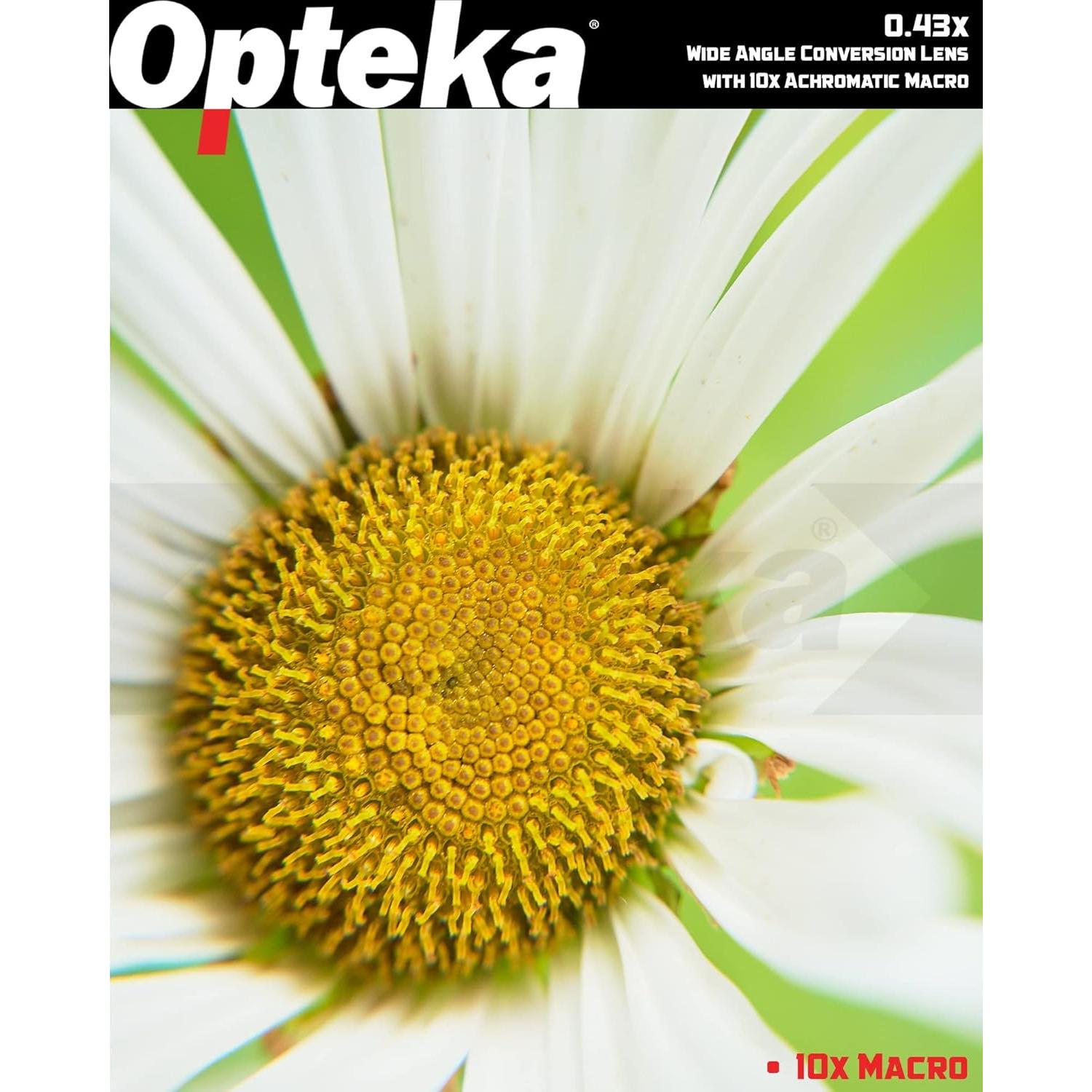 Lente Gran Angular 0.43x Opteka para Cámaras 52mm