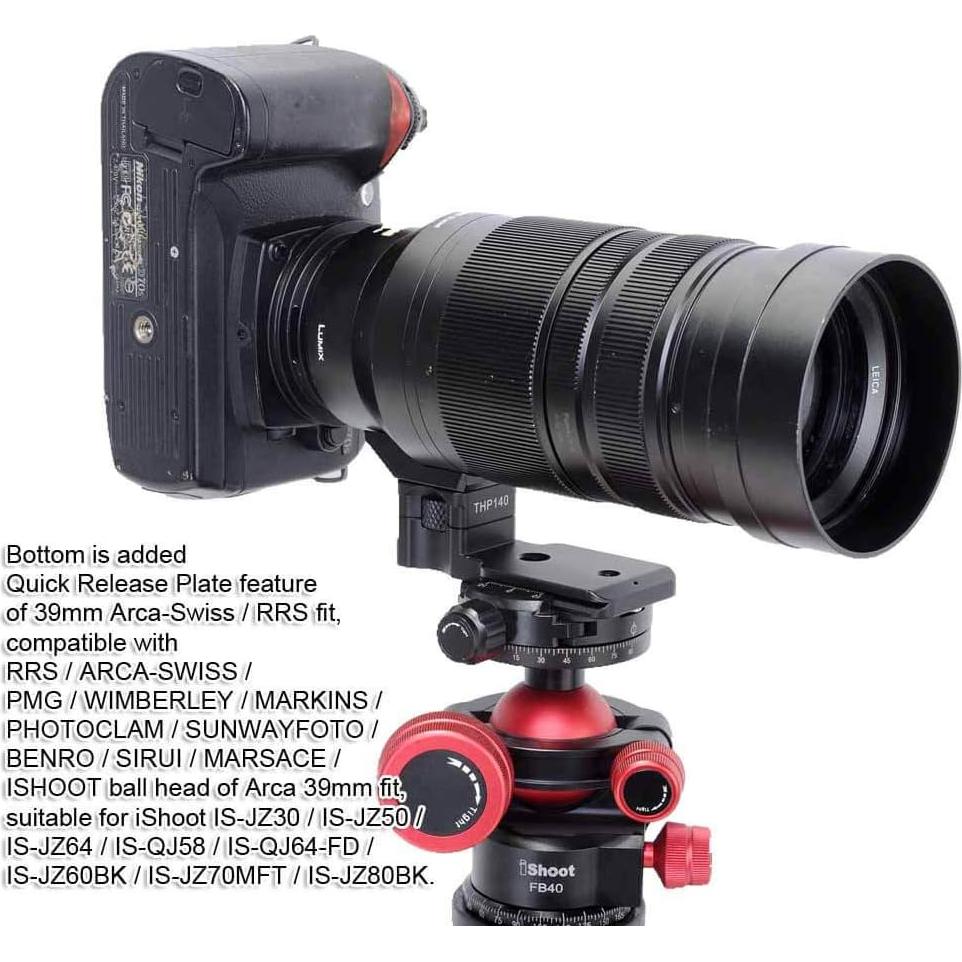 Pie de Collar de Lente iShoot IS-THP140 para Panasonic 100-400mm