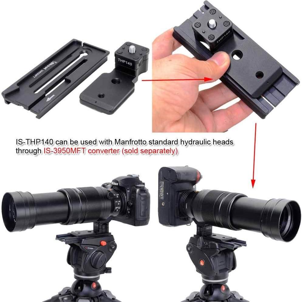 Pie de Collar de Lente iShoot IS-THP140 para Panasonic 100-400mm