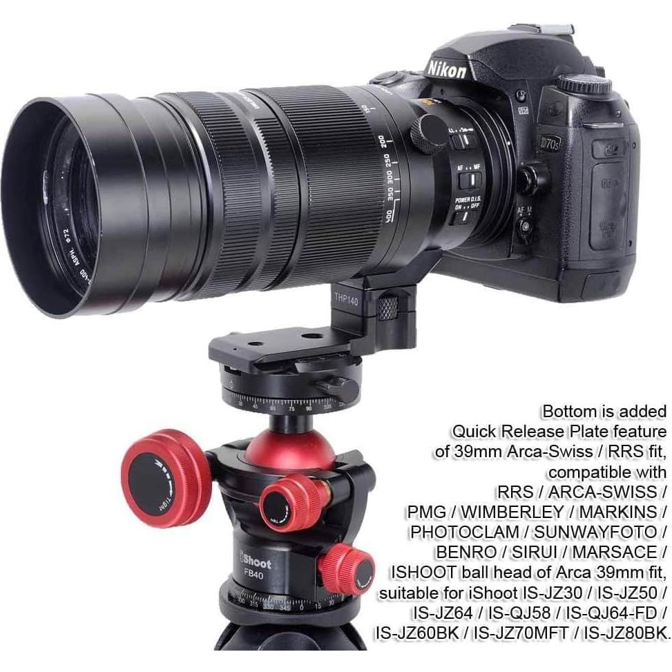 Pie de reemplazo iShoot IS-THP140 para Panasonic 100-400mm