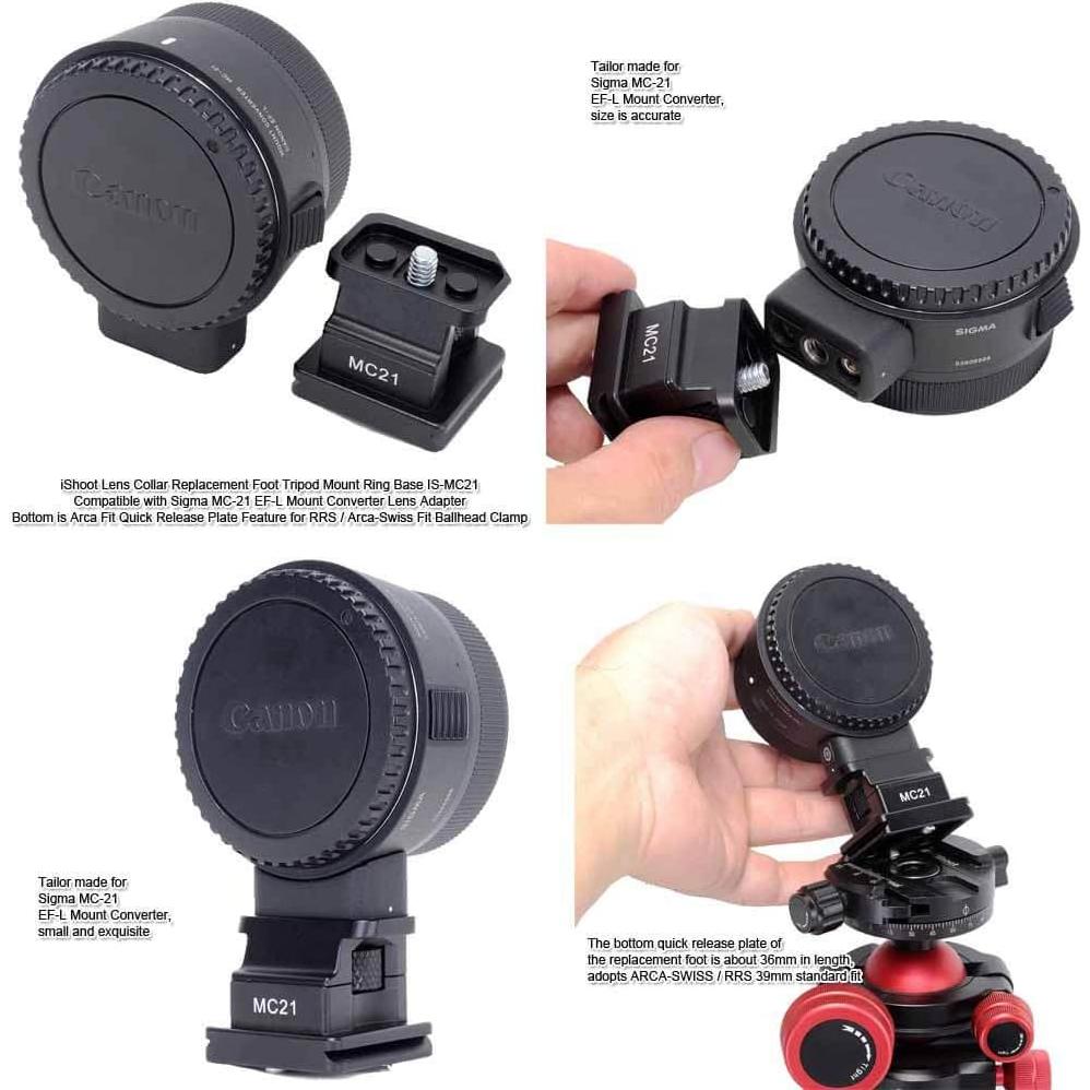 Pieza de Reemplazo Collar de Lente iShoot IS-MC21 Aluminio