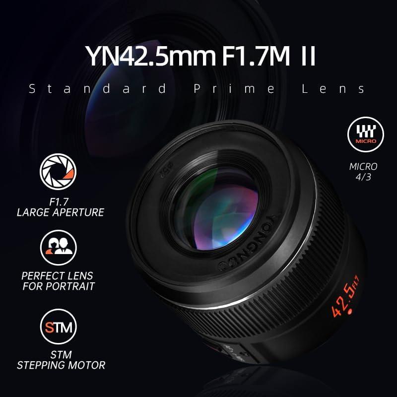Lente YONGNUO YN42.5mm F1.7M I para cámaras M4/3