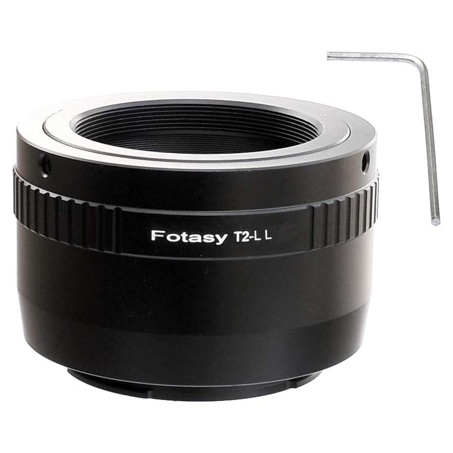 Adaptador de lente Fotasy T Mount a L Mount para cámaras
