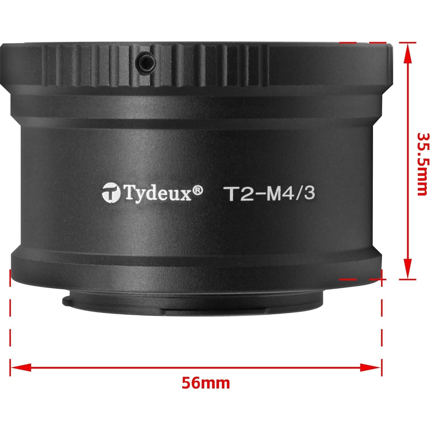 Montura T T2 Tydeux para cámaras Olympus Panasonic M4/3