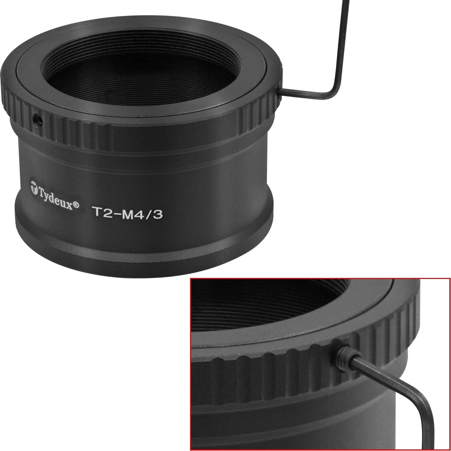 Montura T T2 Tydeux para cámaras Olympus Panasonic M4/3