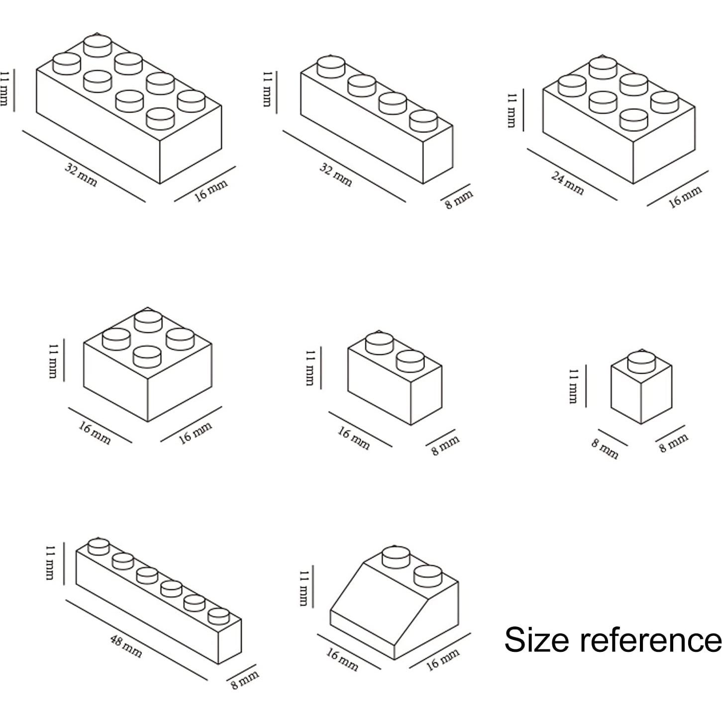 Conjunto de Ladrillos Educativos EKIND 300 Pcs - 1x1