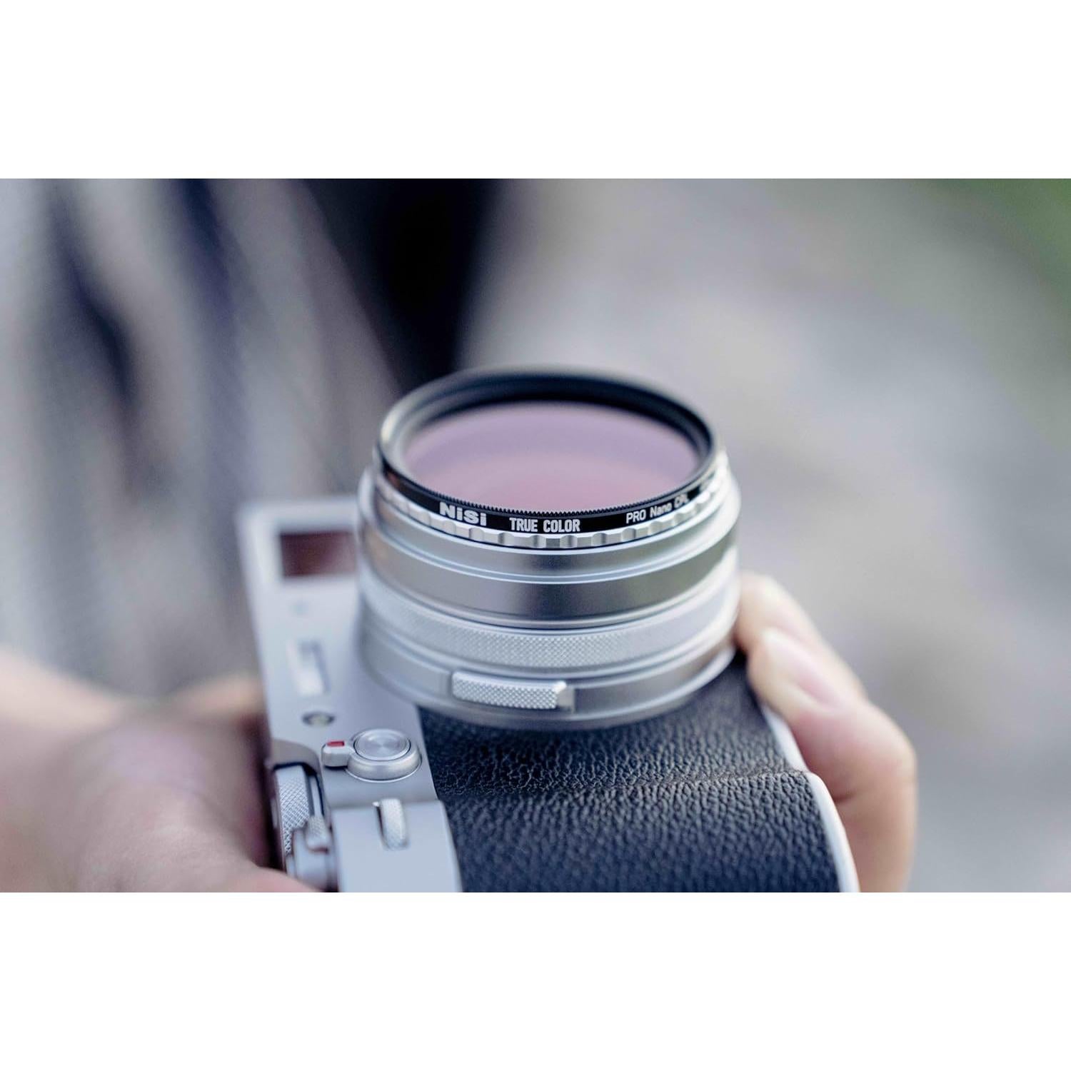 Capucha Adaptadora Plateada NiSi para Fujifilm X100 - Filtro UV