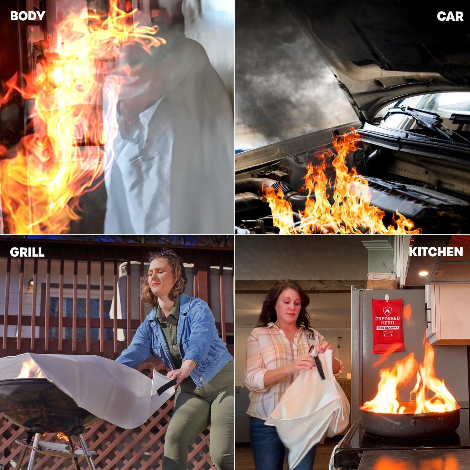 Manta de Emergencia Prepared Hero - Paquete de 2 - 101,6 cm